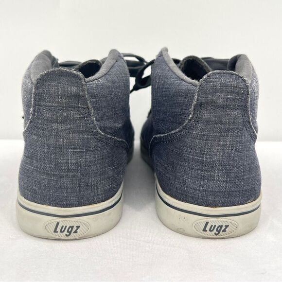 Lugz Men's Strider 2 Moc Toe Navy Blue Denim Canvas Chukka Sneaker Size 8 - Picture 9 of 10